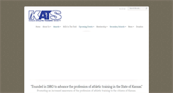 Desktop Screenshot of ksathletictrainers.org